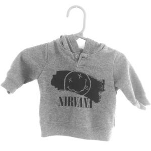Nirvana band kids hoodie 3-6 months